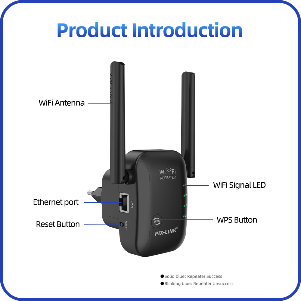 300M Wifi Extender WR29T – Pix-Link