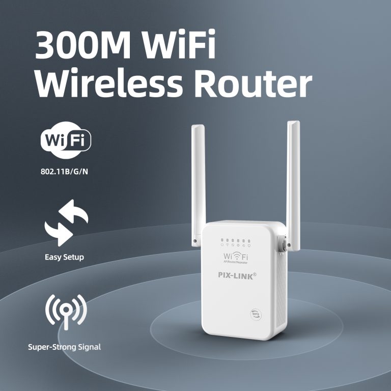 PIX-LINK WR47D2Q N300 Wifi Repeater