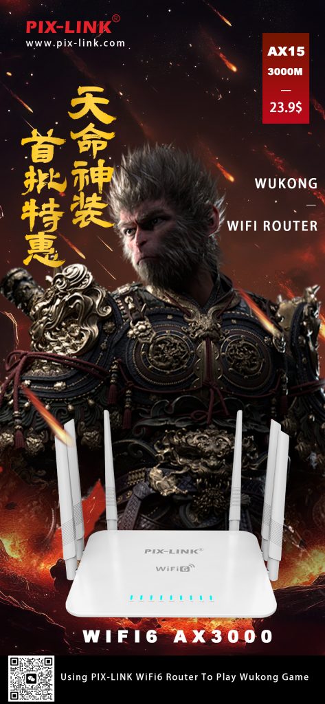 Pakistan Battlefield Router Conquer the Digital Battlefield with the PIX-LINK WiFi 6 AX3000 Router ...