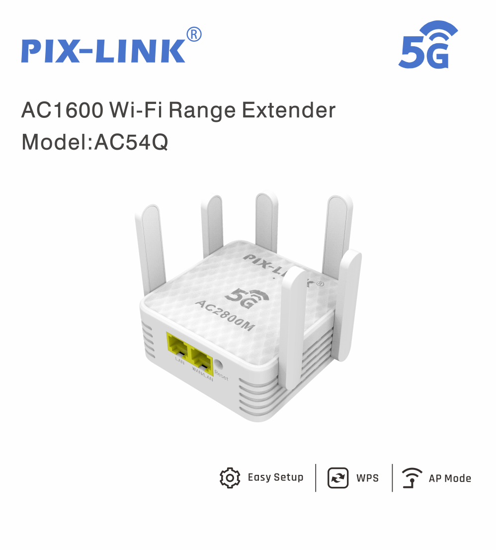 AC1600 WiFi range extender