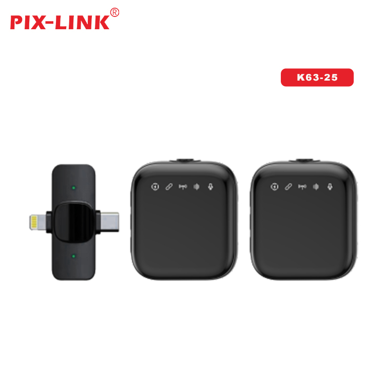 2 in1 lavalier microphone